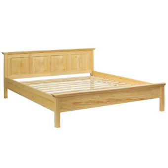 Łóżko drewniane w stylu góralskim 180