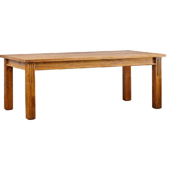 Stół z drewna do stylowej kuchni na 6 osób 180 cm