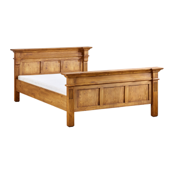 Łóżko drewniane 160 cm stylowe