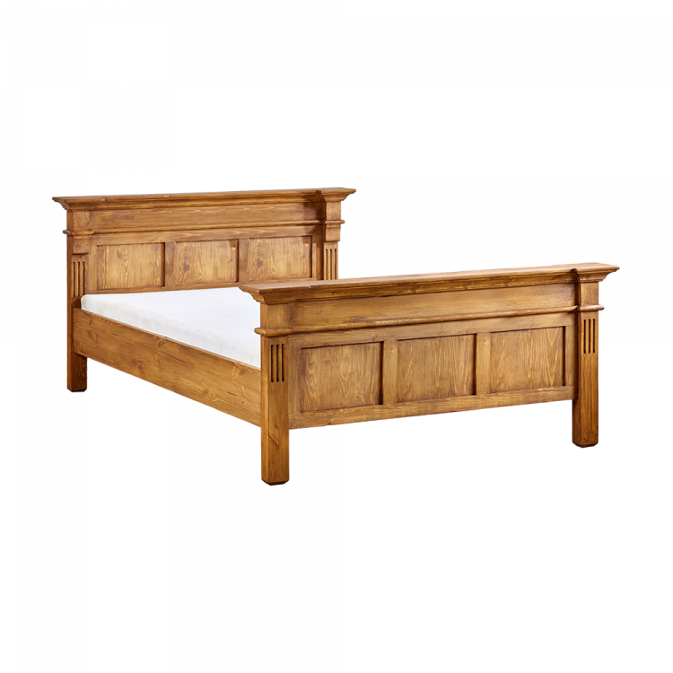 Duże pojedyncze łóżko stylowe 120 cm
