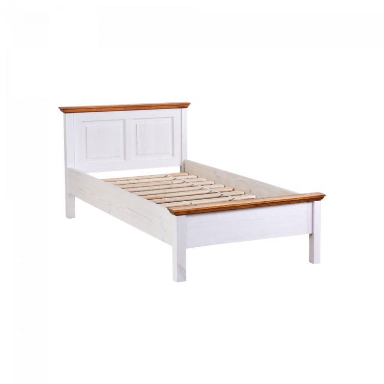 Łóżko z litego drewna - dwukolorowe ACC-90-D