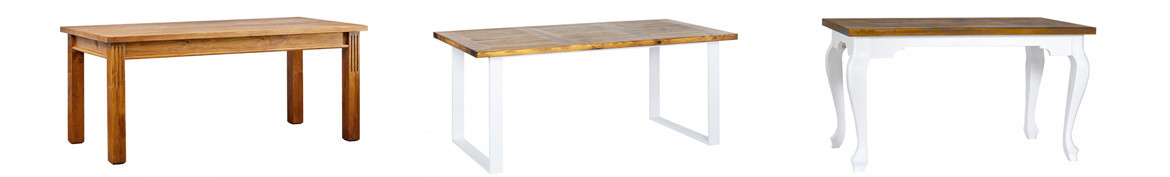 Drewniane prostokątne stoły